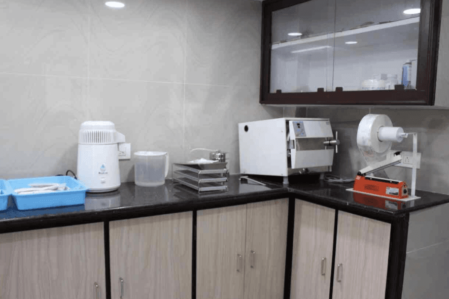 Doctor consultation and patient discussion setup